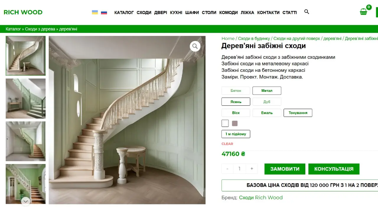 під ключ Інтернет магазин richwood
