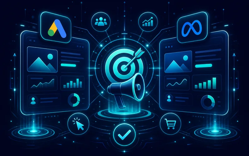 Розробка сайту під ключ Головна Реклама Google Ads і Meta Ads для сайту