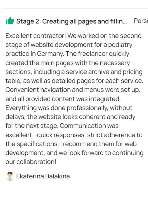 Client review — stage 2: basic setup and GDPR compliance for a website in the EU