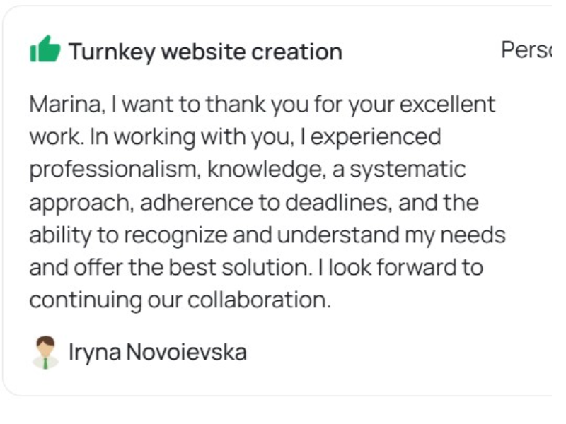 about us About us Client review on landing page development for ads