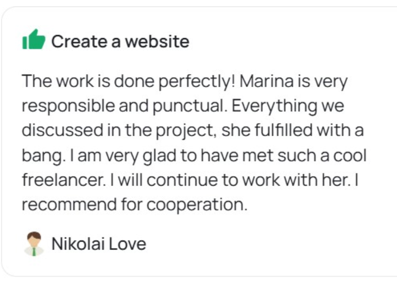 about us About us Client review on a multilingual website for Europe