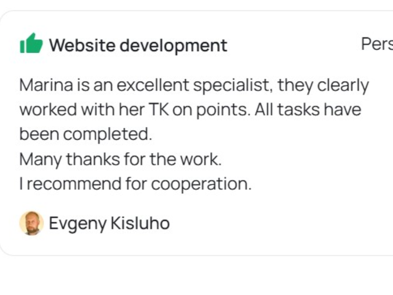about us About us Client review on redesigning an outdated website